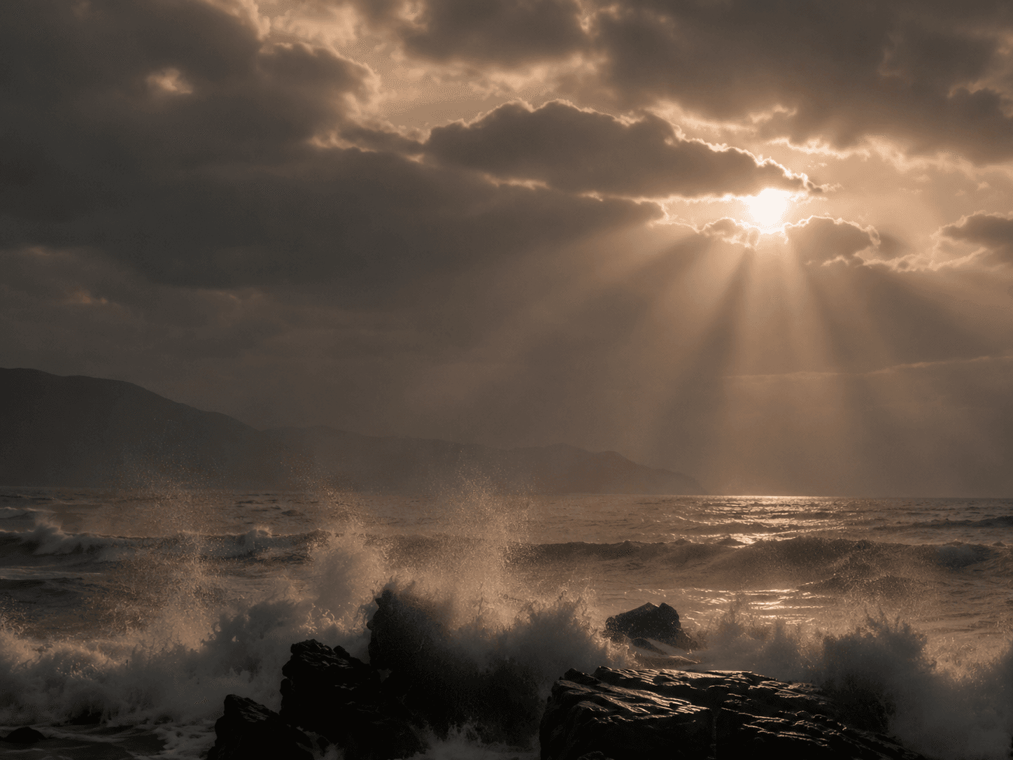 海岸光线